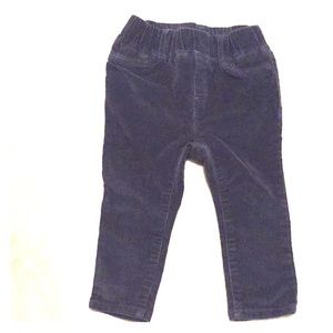 Gap gray curduroy pants, strech band